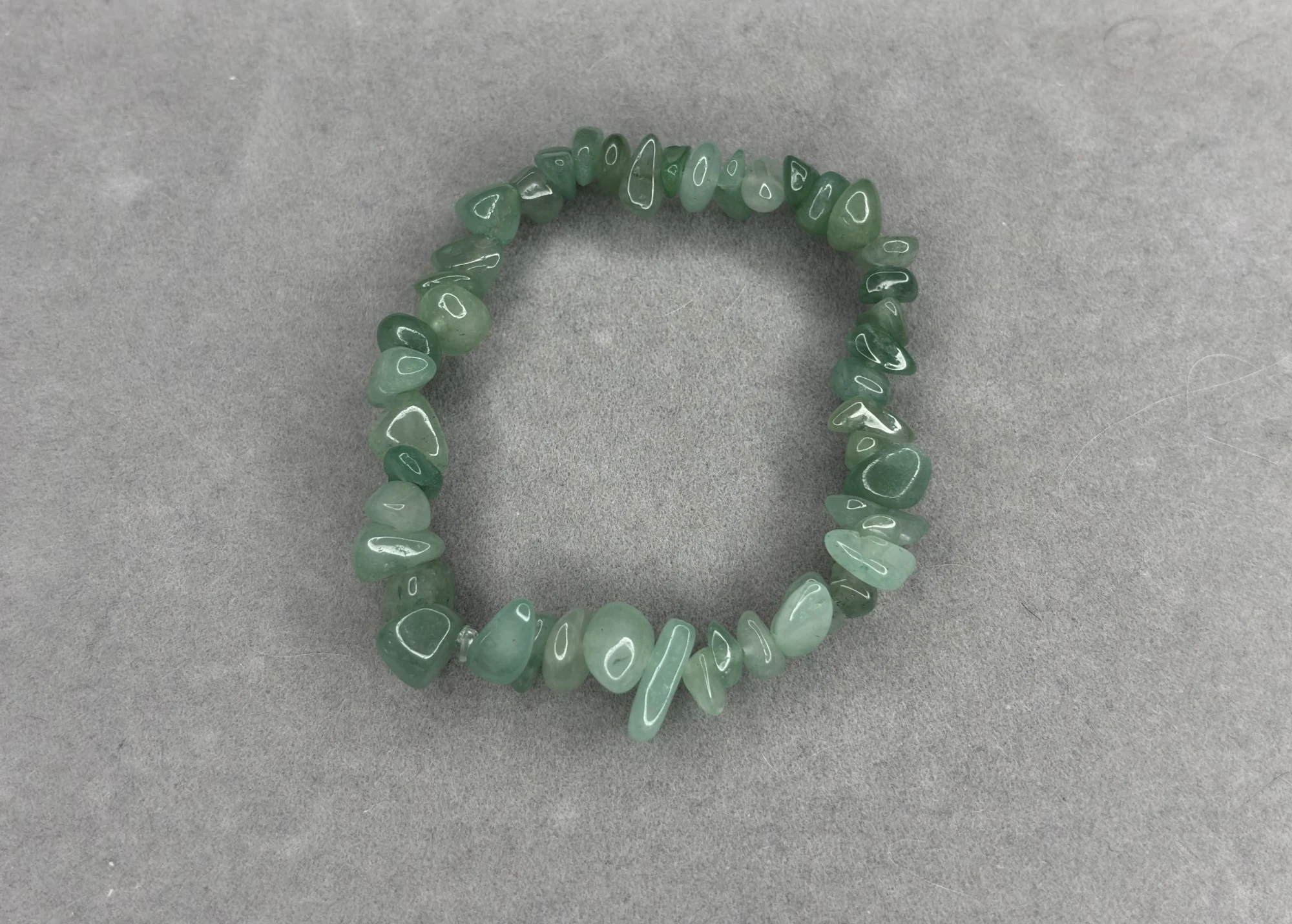 Pulsera Jade Verde piedra picada