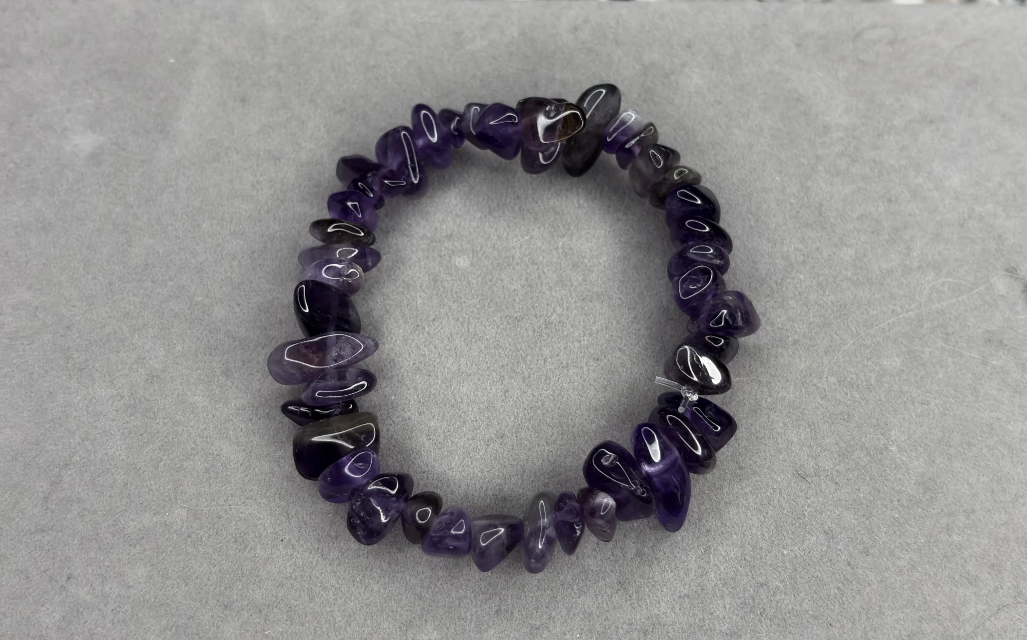 Pulsera Amatista piedra picada