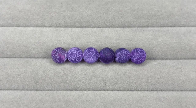 Ágata Frosted Morada #8