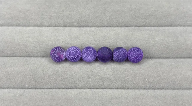 Ágata Frosted Morada #8