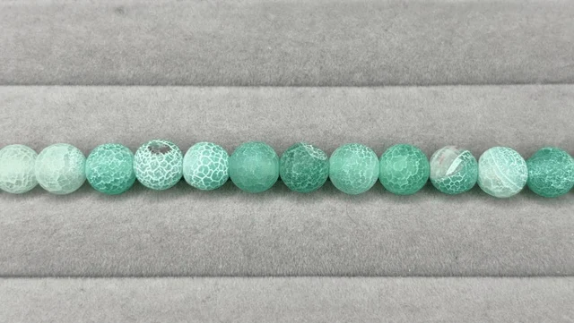 Ágata Frosted Verde #8