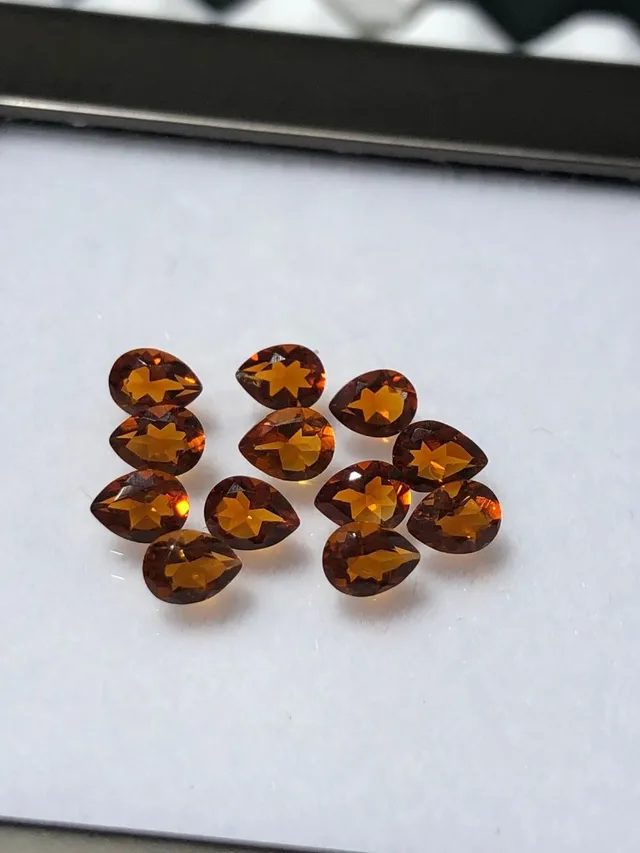Citrino Champán Lágrima 4mm