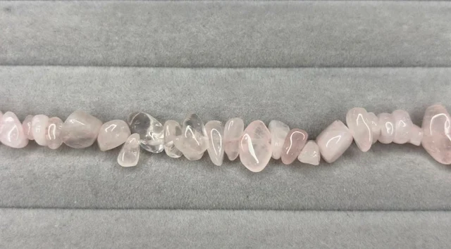 Cuarzo Rosa Piedra Picada x 12cm