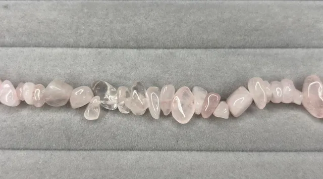 Cuarzo Rosa Piedra Picada x 12cm