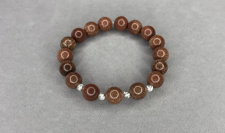 Pulsera Lluvia de Oro + Plata de Ley 925