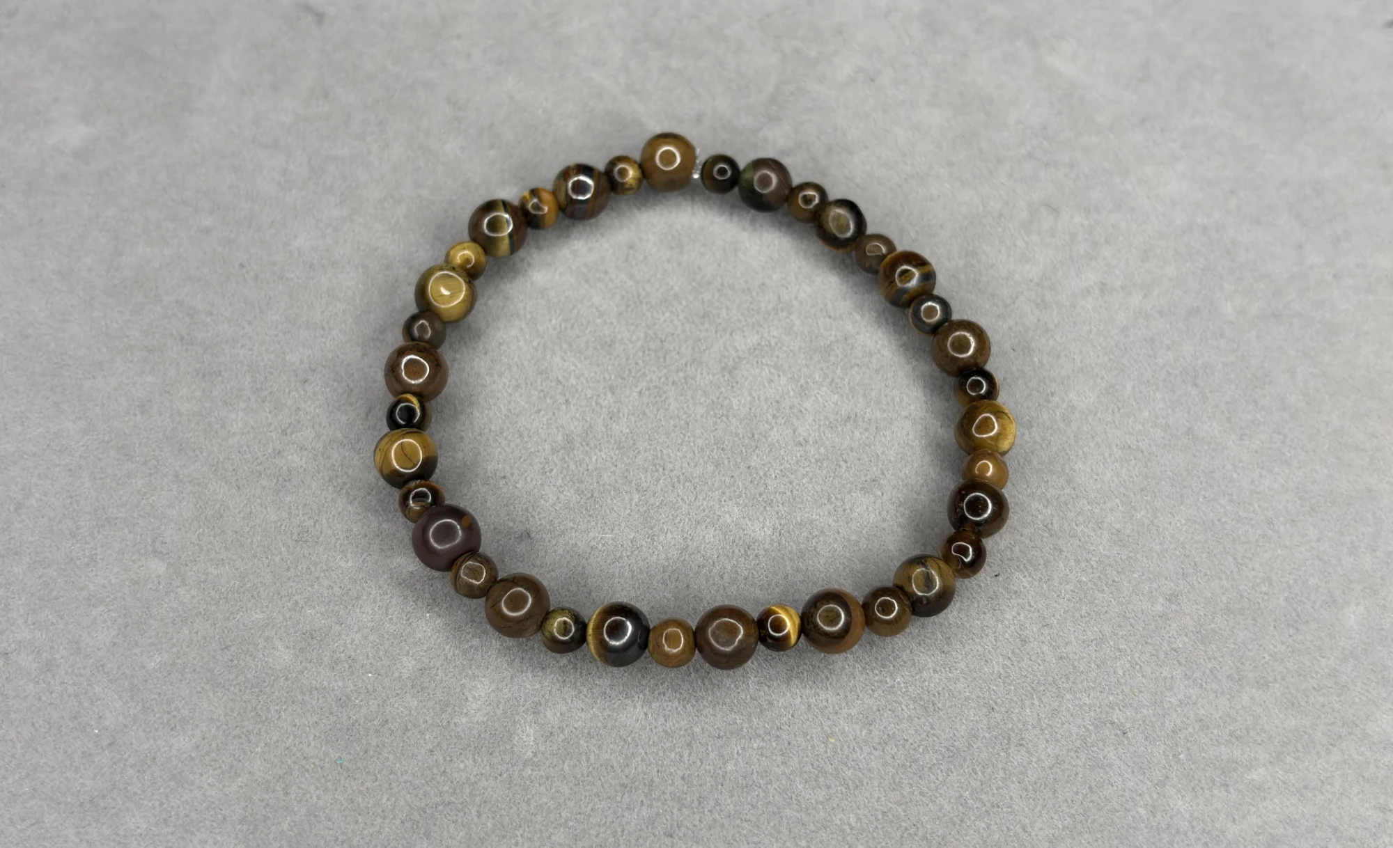 Pulsera Ojo de Tigre + Ojo de Tigre #6