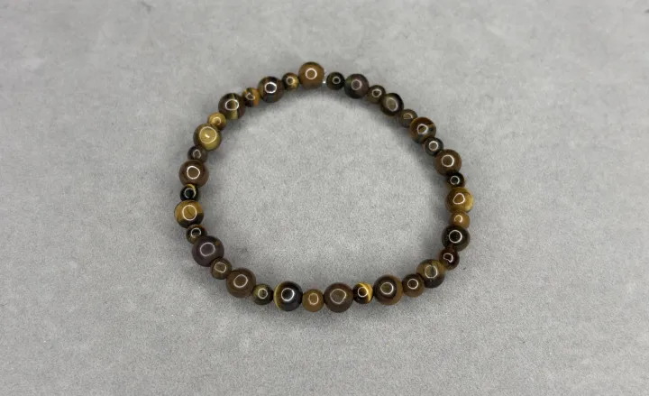 Pulsera Ojo de Tigre + Ojo de Tigre #6